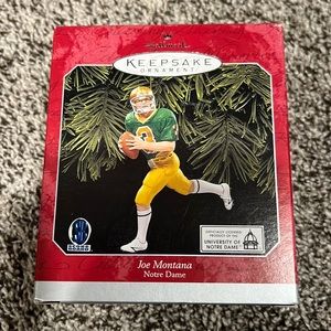 Joe Montana Notre Dame Hallmark Keepsake Ornament